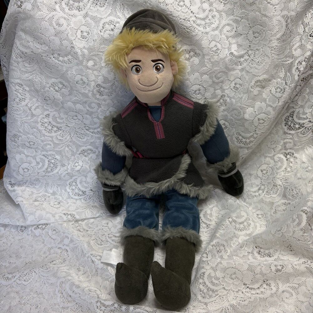 Frozen's Kristoff Plush 21 Inch Disney Store Soft Stuffed Doll Authentic Toy - Picture 2 of 8